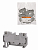 Зажим клеммный безвинтовой ЗКБ быстрого зажима 4 мм2 32А серый (Ph-C PT 4) TDM