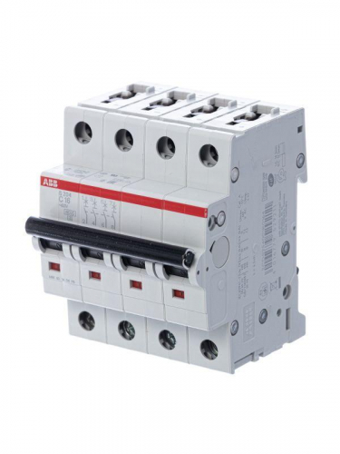 Выключатель автоматический модульный 4п C 16А 6кА S204 C16 ABB 2CDS254001R0164