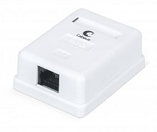 Розетка компьютерная 1-м ОП WS-8P8C-Cat.5e-1 RJ45 кат.5E Dual IDC Cabeus 7246c