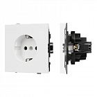 Розетка 1-м СП SCT-TENDO-MEU1-PL-WH 16А IP20 230В механизм Arlight 054078