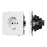 Розетка 1-м СП SCT-TENDO-MEU1-PL-WH 16А IP20 230В механизм Arlight 054078