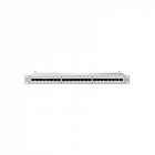 Патч-панель 19дюйм 1U CAT6A 24 порта RJ45 экранир. DKC RN6APPF241
