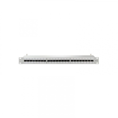 Патч-панель 19дюйм 1U CAT6A 24 порта RJ45 экранир. DKC RN6APPF241
