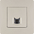 Розетка телефонная 1-м СП Etika RJ11 механизм сл. кость IEK 672340