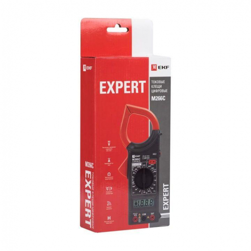 Клещи токовые цифровые M266C Expert EKF In-180702-pc266C фото 2