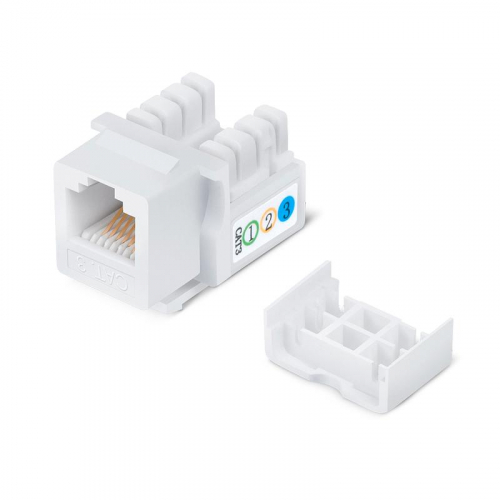 Вставка Keystone Jack RJ12 (6P6C) угол 90град. 110 IDC Cabeus 7957c