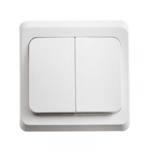 Выключатель 2-кл. СП Этюд 10А IP20 бел. SE BC10-002B фото 3