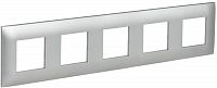 Рамка 5-м SKANDY SK-F05S серебр. IEK SK-M52-K23