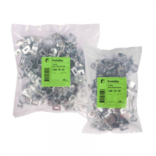 Скоба дистанционная СДК 19-20 (уп.50шт) Fortisflex 102661 фото 6