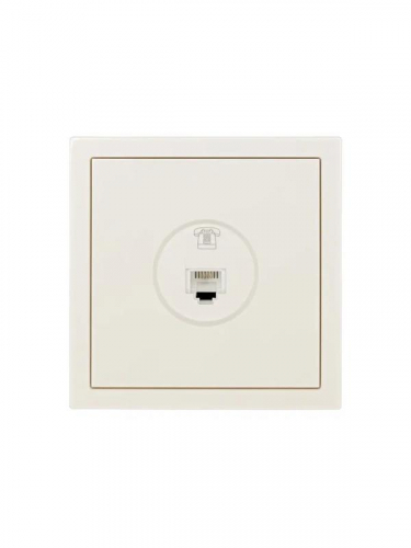 Розетка телефонная СП ZIMA IP20 евро стандарт механизм сл. кость LEZARD 704-9088-137 фото 3