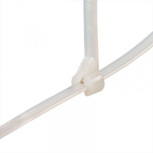 Хомут нейлоновый КСЗ 5х250 бел. (уп.100шт) Fortisflex 90332 фото 2