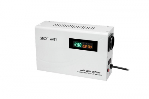 Стабилизатор напряжения настенный SMARTWATT AVR SLIM 500RW 4512020310002