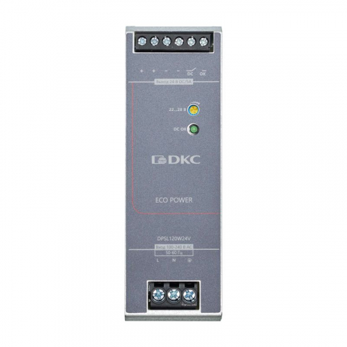 Источник питания "ECO POWER" 1ф 120Вт 5А 24В DKC DPSL120W24V фото 2