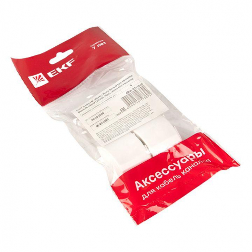 Угол внешний 25х16 бел. Plast PROxima (уп.4шт) EKF obw-25-16x4 фото 2