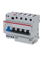 Выключатель автоматический дифференциального тока 4п B 16А 30мА тип AC 6кА DS204 6мод. ABB 2CSR254001R1165