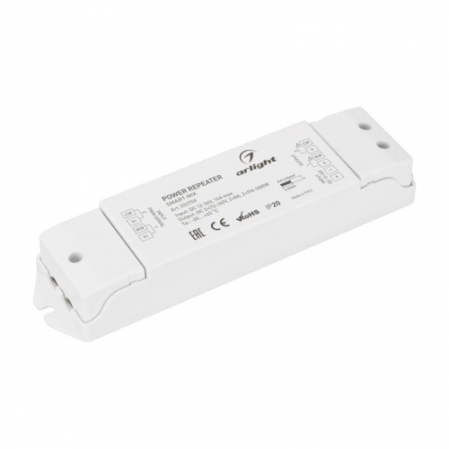 Усилитель SMART-MIX (12-36В 2х8А) (IP20 пластик) Arlight 032759