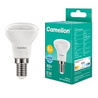 Лампа светодиодная LED4-R39/845/E14 4Вт рефлектор матовая 4500К бел. E14 220В Camelion 13354
