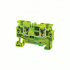 Клемма заземляющая пружинная OptiClip CXG-4-PE-(0.2-4) КЭАЗ 289760