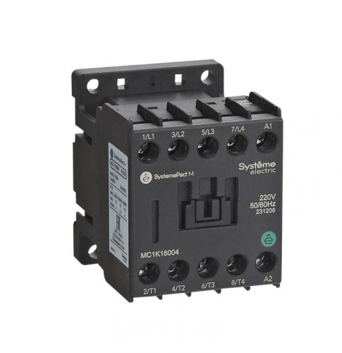 Контактор MC1K 4P(4НО) 6А AC 220В 50/60Гц SE MC1K06004M7