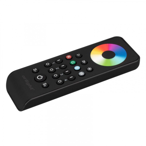 Пульт SMART-R43-RGBW 4 зоны 2.4G IP20 пластик черн. Arlight 031939