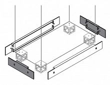 Фланец цоколя фронт./бок.W/D=300мм (уп.2шт) ABB 1STQ007050A0000