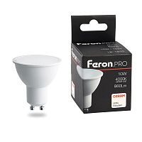 Лампа светодиодная LB-1610 10Вт MR16 4000К GU10 230В FERON 38162