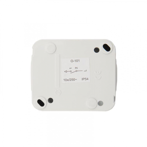 Переключатель проходной ОП Mini OG IP54 бел. Kranz KR-78-0603 фото 2
