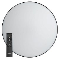 Светильник светодиодный AL6200 Simple matte 165Вт 3000К-6500К max 9900лм управляемый с пультом черн. FERON 48068