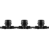 Гирлянда CL50-100 230В 200 E27 шаг 50см IP65 100м + 1.5м шнур черн. (уп.100м) FERON 29882