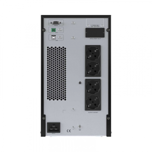 Источник бесперебойного питания Онлайн для Small Tower 2000 ВА/1800Вт 1/1 4xSchuko EPO USB RS-232 RJ45 6х7А.ч DKC SMALLT2A10S фото 4