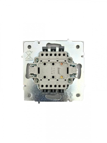 Кнопка звонка СП ZIMA IP20 безвинтов. зажим механизм бел. LEZARD 704-0288-103QC фото 5