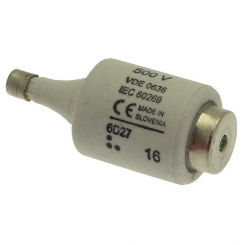 Предохранитель-D2 6А T GL/GG 500В AC EATON 6D27 фото 4