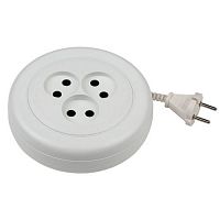 Удлинитель-рулетка 3х3м без заземл. 6А IP20 UR(6)-3-3m ШВВП 2х0.75 Эра Б0035760