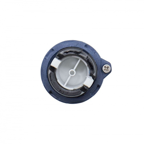 Кнопка плоская без фиксации алюм. кольцо бел. DKC M22P-FMWA фото 4