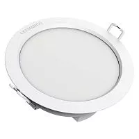 Светильник светодиодный Eco Class Downlight DL 840 WT 8Вт 4000К IP44 760лм ДВО даунлайт кругл. встраив. ультратонкий LEDVANCE 4058075644199