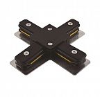 Коннектор X-образный PTR CX-BL накладной/подвесной шинопровод черн. Pro JazzWay 5010871