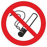 Наклейка &quot;Запрещается курить&quot; P01 200х200мм PROxima EKF an-3-09