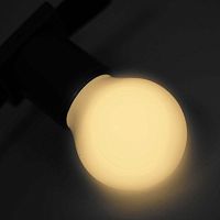 Лампа светодиодная 1Вт шар d45 5LED тепл. бел. E27 Neon-Night 405-116
