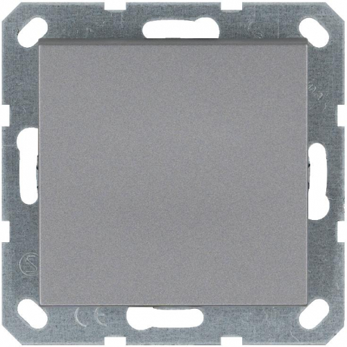 Кнопка звонка 1-кл. 10А IP20 механизм алюм. Jasmart G3010S