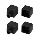Заглушка WPH-FLEX-1616 BLACK с отверстием пластик (комплект) Arlight 045873
