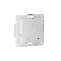 Выключатель 2-кл. СП ATLASDESIGN SMART 10А IP21 Zigbee сх.1 L(N) с опциональной нейтралью механизм бел. Умный дом Sber & SE ATN000117Z