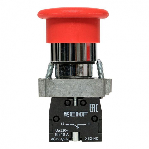 Кнопка грибовидная BC42 NC красн. PROxima EKF xb2-bc42 фото 6
