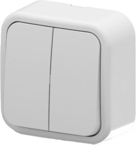 Выключатель 2-кл. ARIA IP20 бел. ARVIA 25 01 1000 202
