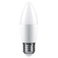 Лампа светодиодная SBC3720 20Вт C37 свеча 6400К E27 230В SAFFIT 55271