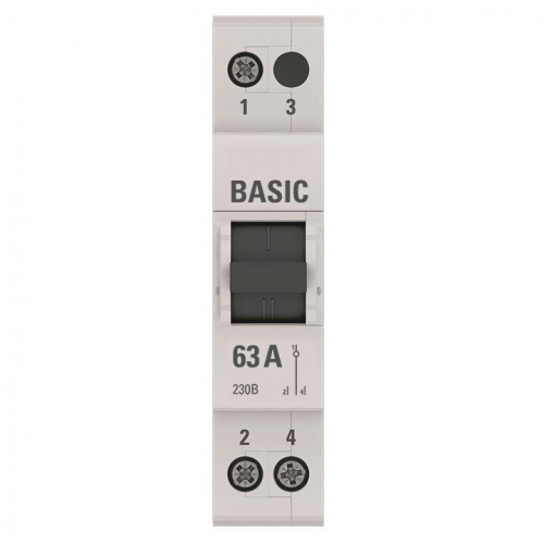 Переключатель трехпозиционный 1п 63А Basic EKF tps-1-63 фото 3