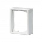 Рамка 1-м DoubleSchuko Impressivo 100мм для наружн. монтажа бел. ABB 2TKA000295G1