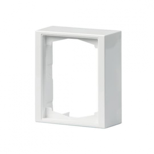 Рамка 1-м DoubleSchuko Impressivo 100мм для наружн. монтажа бел. ABB 2TKA000295G1