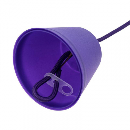 Патрон E27 силиконовый со шнуром 1м фиолет. Rexant 11-8887 фото 6