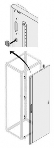 Дверь глухая IP40 H=2000мм W=400мм ABB 1STQ007369A0000
