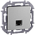 Розетка компьютерная Inspiria RJ45 кат.5E UTP алюм. IEK 673827